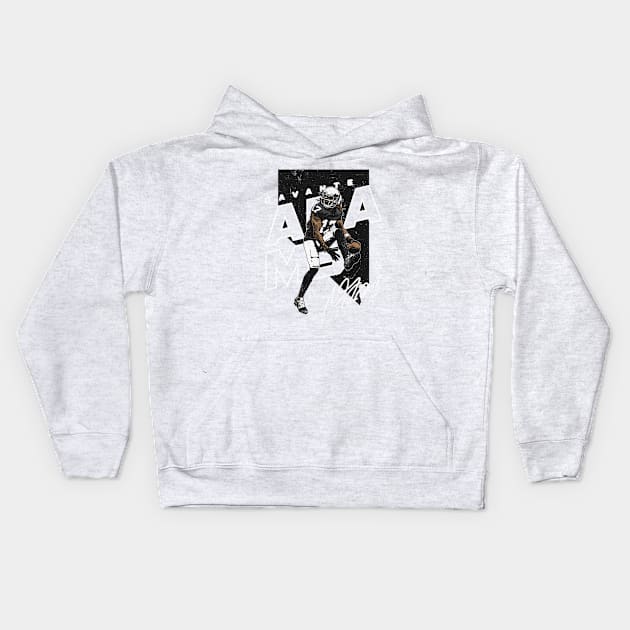 Davante Adams Las Vegas Player Map Kids Hoodie by Chunta_Design